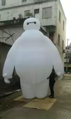 Super marines inflatable big white fixed cartoon walking cartoon cartoon white fat air mold custom