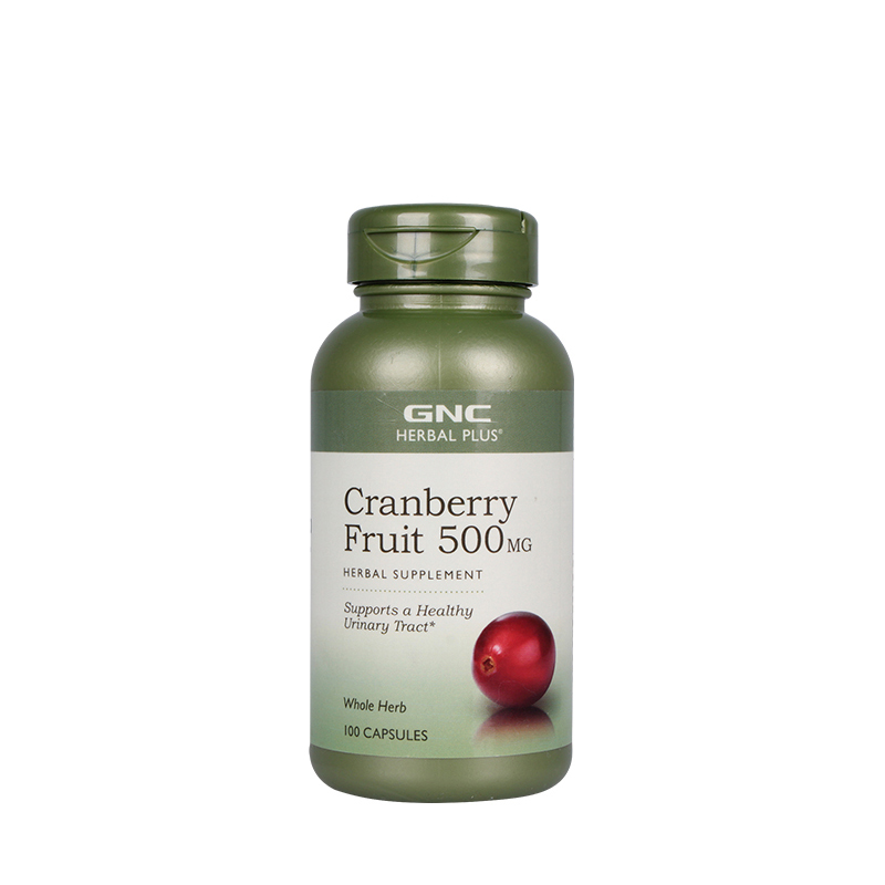 【免税9元】GNC健安喜蔓越莓胶囊500mg*100粒 摆脱泌尿困扰