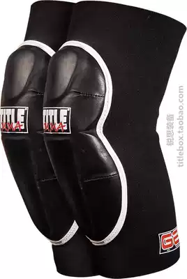 (Shipped in the United States) original TITLE Integrated Fighting MMA training anti-wear knee pad long version