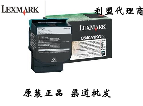 Original Lexmark C540n 543 544 X543dn 544dn black powder box C540A1KG ink cartridge