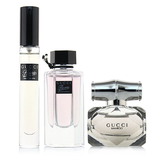 Gucci/古琦 竹韵女士香水绚丽栀子花女士淡香水5/7.4ml组合