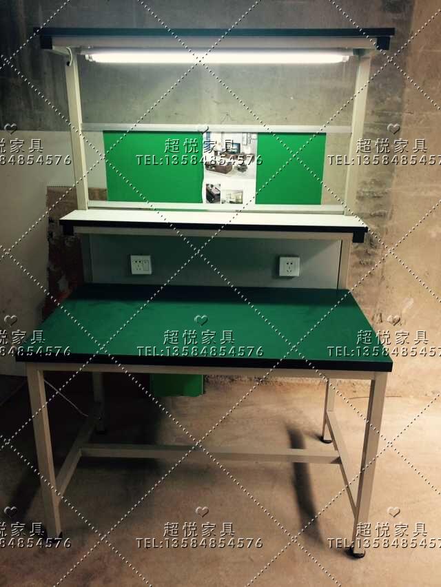 Anti-static workbench with lamp inspection table electronics factory repair table mobile phone repair table factory test table wholesale