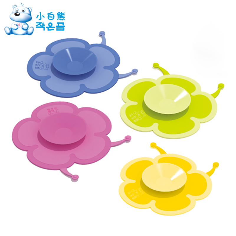 小白熊 宝宝餐具系列 餐具多功能吸盘 吸壁碗吸盘 09070