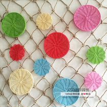  Kindergarten corridor classroom decoration materials Handmade DIY creative rattan products Hanging wall decoration air charm