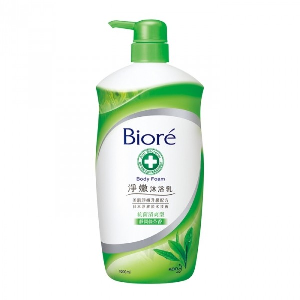 Biore蜜妮净嫩沐浴乳 抗菌清爽型 静冈绿茶香100台湾官网直邮进口