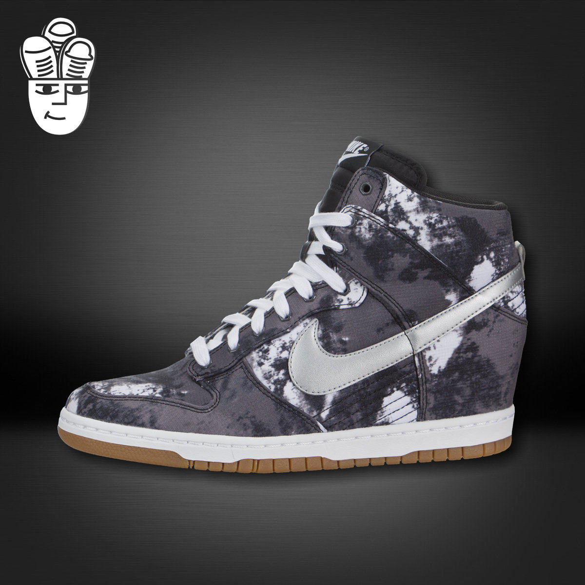 耐克女鞋 Nike Dunk Sky Hi Print 限量高跟女鞋 内增高运动鞋