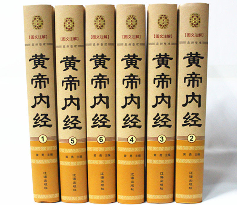 黄帝内经 精装全6卷 文白对照 中医养生 全本黄帝内经全套 中医古籍书籍