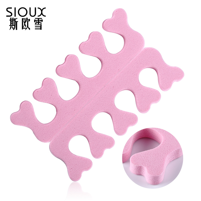 SIOUX/斯欧雪美甲工具海绵分趾器指甲油胶分指棉手脚指隔趾棉 1对