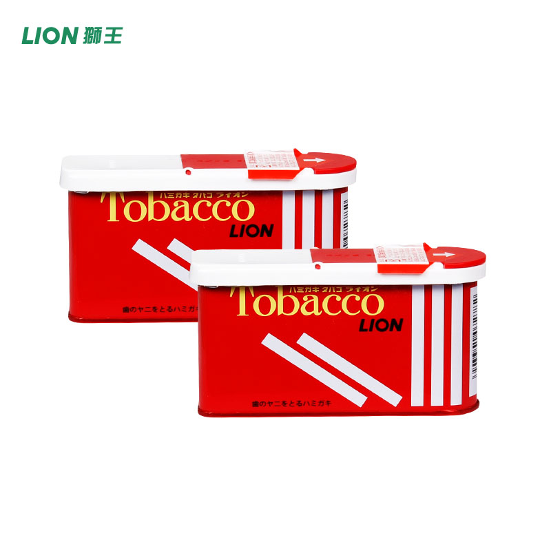 日本狮王LION去渍牙粉160g烟渍洁白牙齿口气清新2瓶套装
