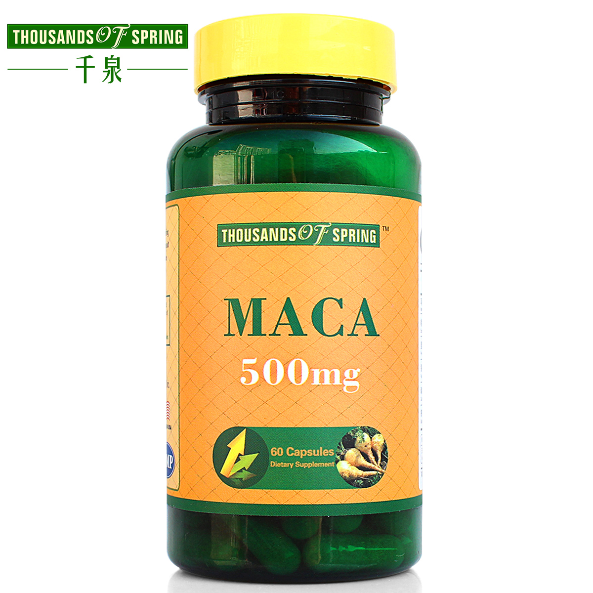玛卡胶囊 美国进口原装秘鲁正品 黑玛咖精片maca男