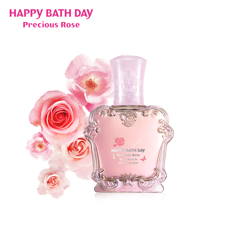 高丝HappyBathDay蔷薇女士甜心持久淡香水50ml淡香日本进口