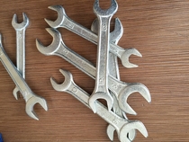 Factory direct sales high-strength open-end wrench forged open-end double-head manual wrench simple open-end wrench