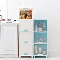 Kitchen clip storage rack plastic household layered seasoning tank rack fruit and vegetable storage rack toilet shelf