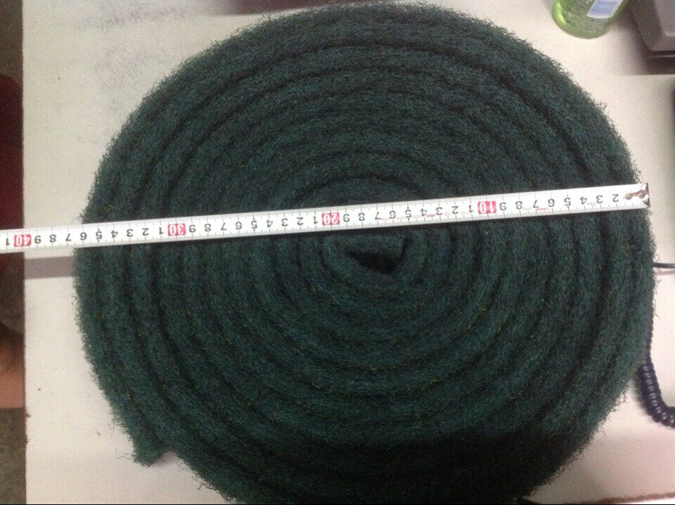 3M8698 green industrial scouring cloth stainless steel special brushed cloth rust-removing nylon roll 6 6m*7CM