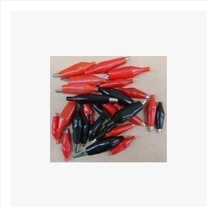 Efish Clip Large Small Size Crocodile Clip Test Clip Fish Clip Wire Clip Power Clip Black Red Color 