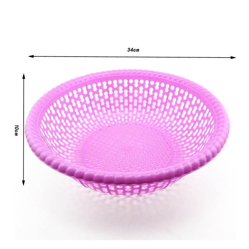 I2245 new 8 words big vegetable basket < 10 starting a single price > vegetable blue plastic basket 2 yuan store department store-Taobao