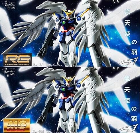 RG MG WING Flying Wing Zero Type Hair Loss Angel Gundam Blazing Angel Feather Special Effect Feather Modification