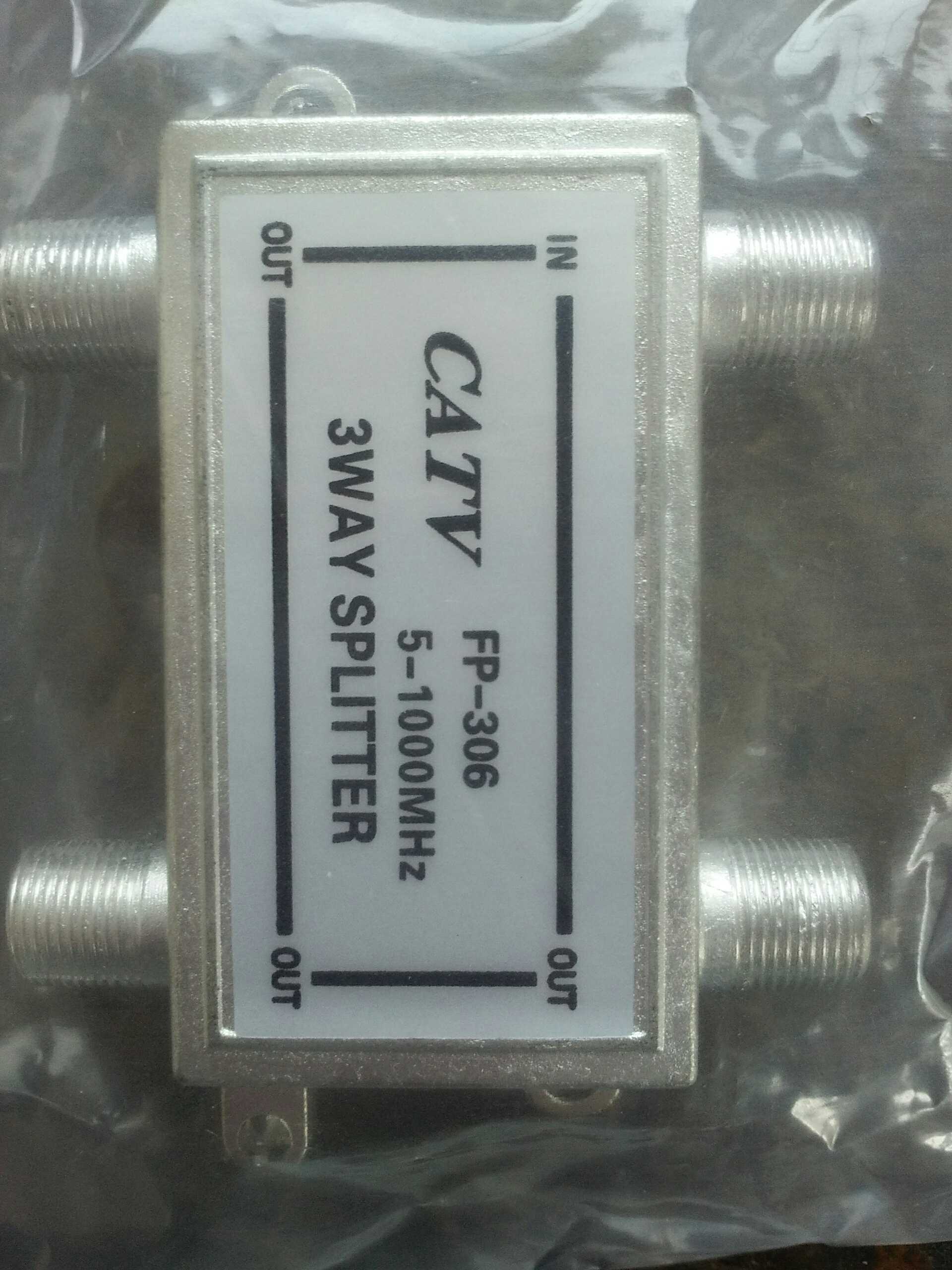 Cable TV distributor 1/3 CCTV signal extension cable 1/3 branch 1/3