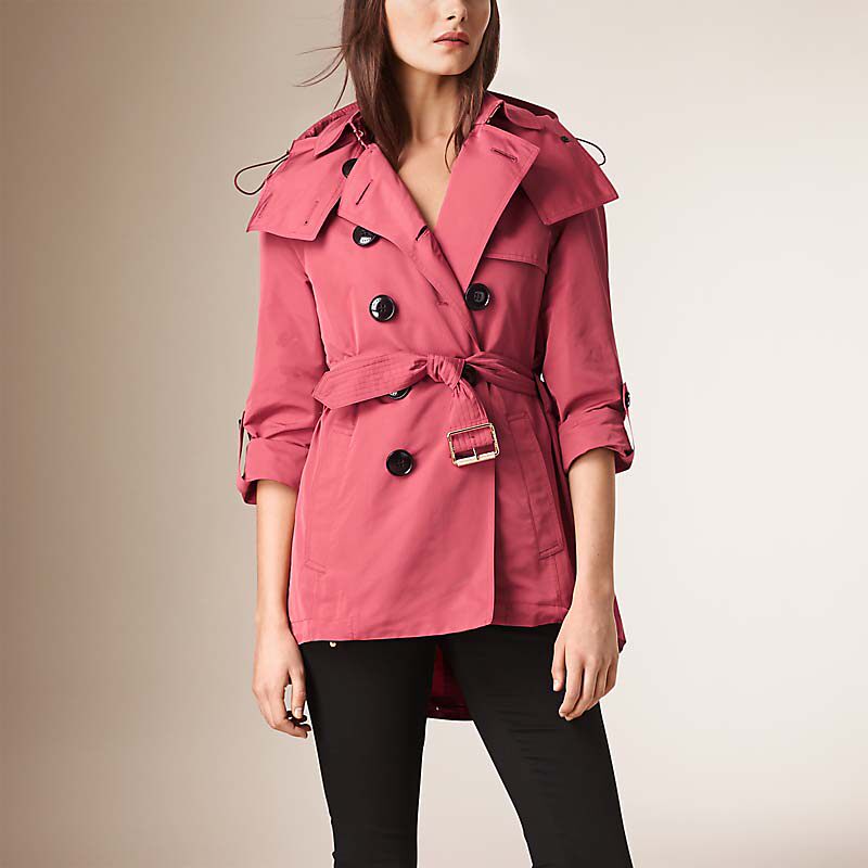 BURBERRY/博柏利可拆式连帽防雨 Trench 风衣 40231741