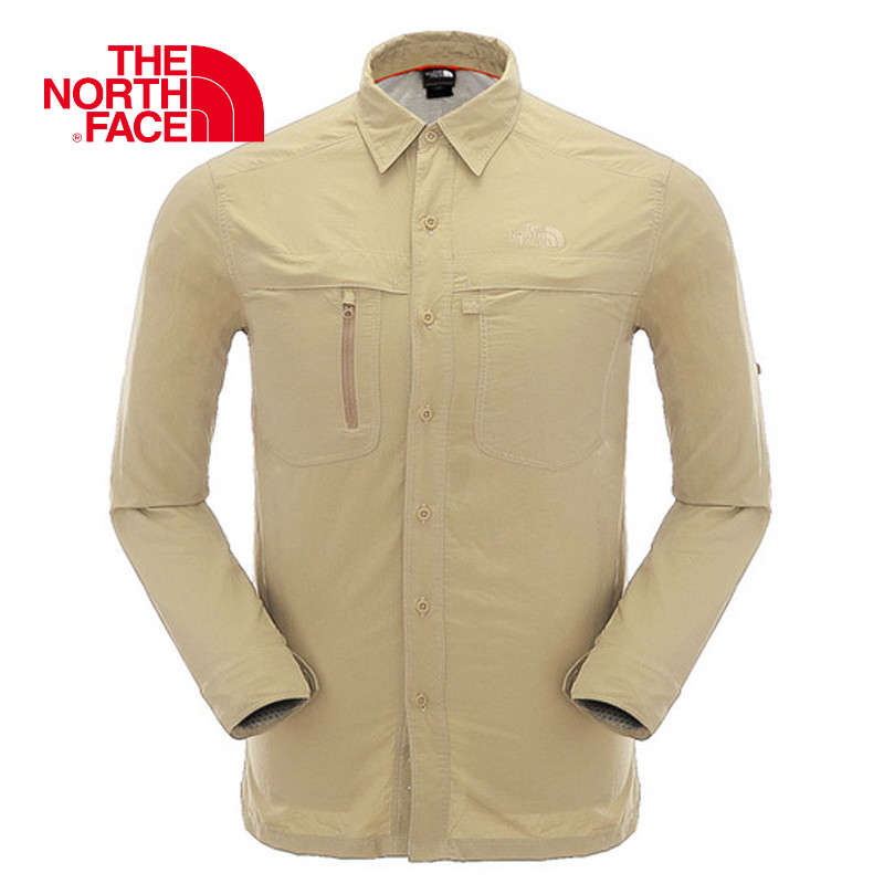 THE NORTH FACE/北面 户外男款速干长袖衬衣透气防晒衬衫 A9D8