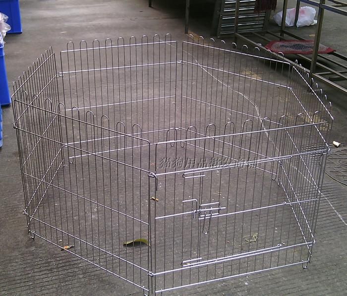 Electroplating Running Cage Dog Fencing Fence Upscale Electroplating Pet Fence 6 Pieces 8 Pieces