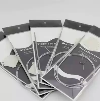 Set ring needle steel sweater needle wool needle sweater knitting tool straight needle Special