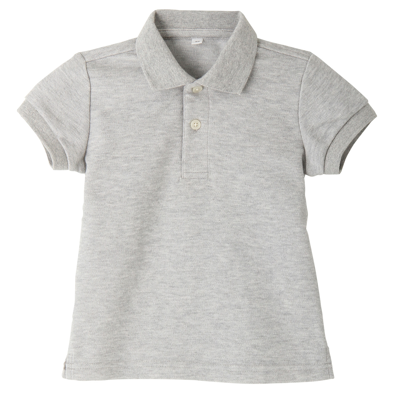 无印良品MUJI 童装 珠地网眼短袖POLO衫
