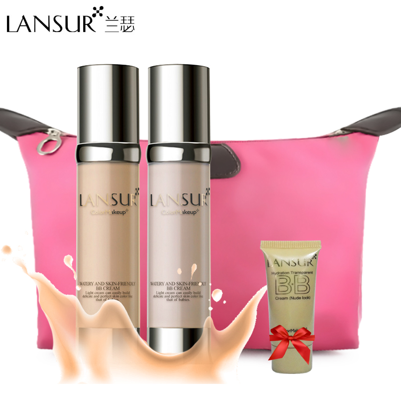 LANSUR/兰瑟专柜正品水嫩亲肤BB霜40ml 裸妆遮瑕隔离霜保湿粉底液