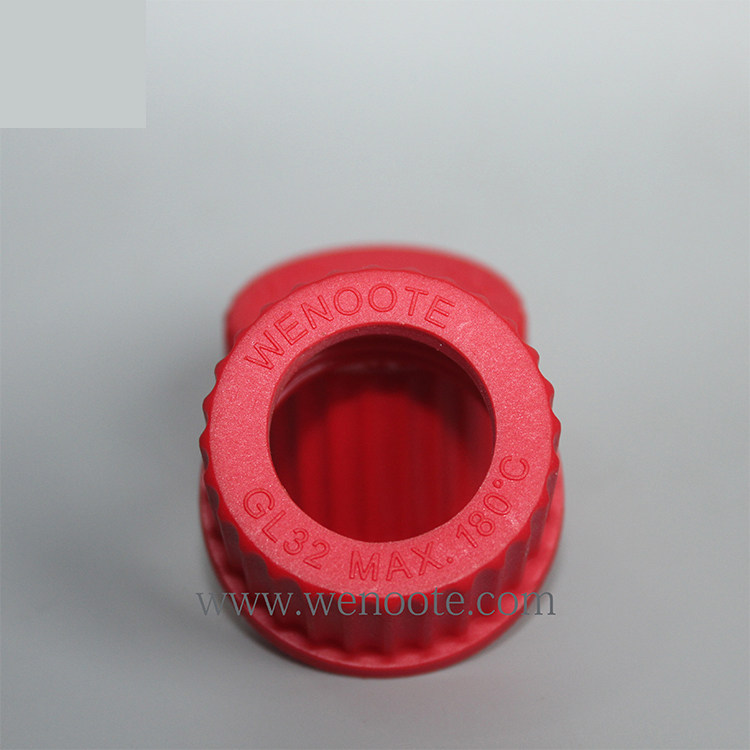 GL32PBT reagent bottle cap high temperature bottle cap high thickness reagent bottle cap headspace cap solid cap