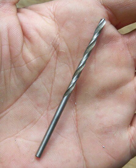 Lighter repair tool 2 6mm drill bits for replacing the strong spring after reaming the flint tube