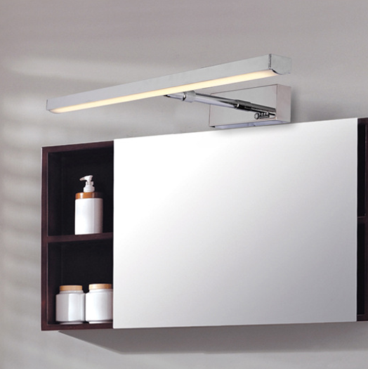 LED Mirror Front Light Thickened Mirror Cabinet Light Sanitary Washroom Bathroom Waterproof Tide Atomization Makeup Desk Lamp Telescopic Wall Lamp