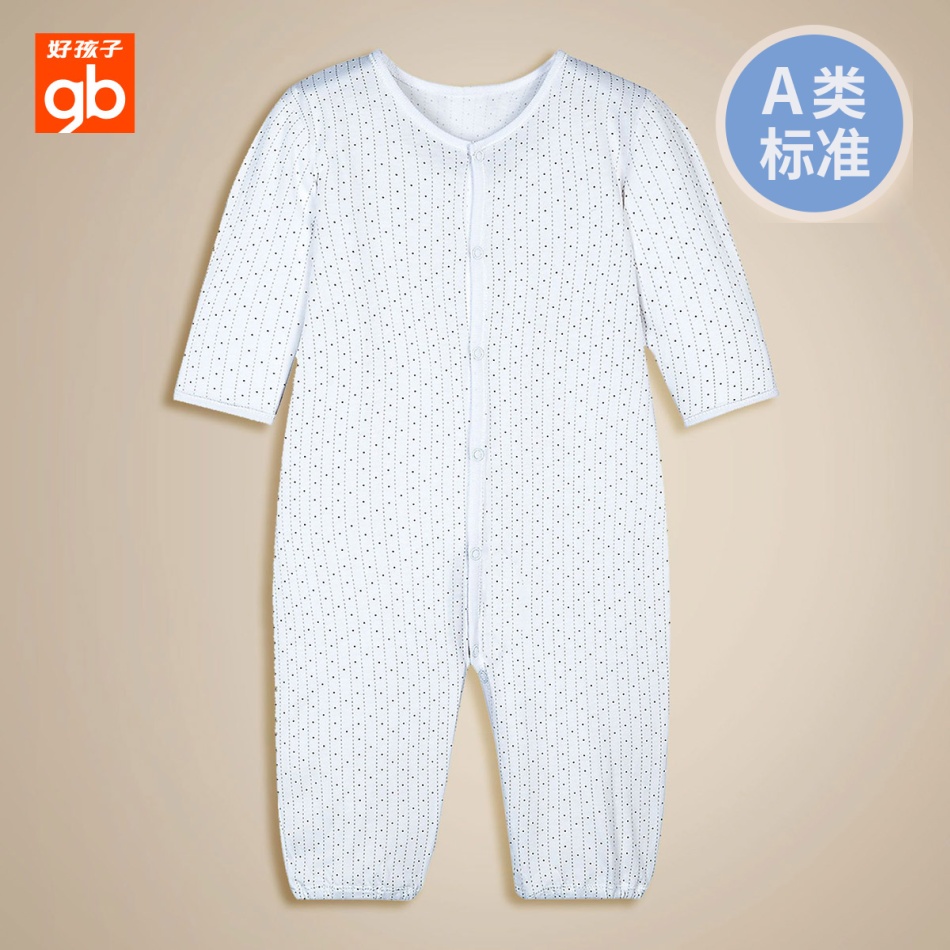 好孩子婴儿连体衣春夏新生儿爬服男女宝宝衣服短袖连身衣妙妙装