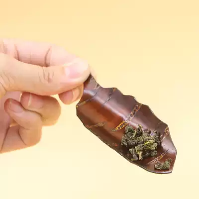 Boutique Japanese tea set Handmade Sakura Wood tea spoon cherry tree skin tea spoon teaspoon shovel tea tools tea shovel