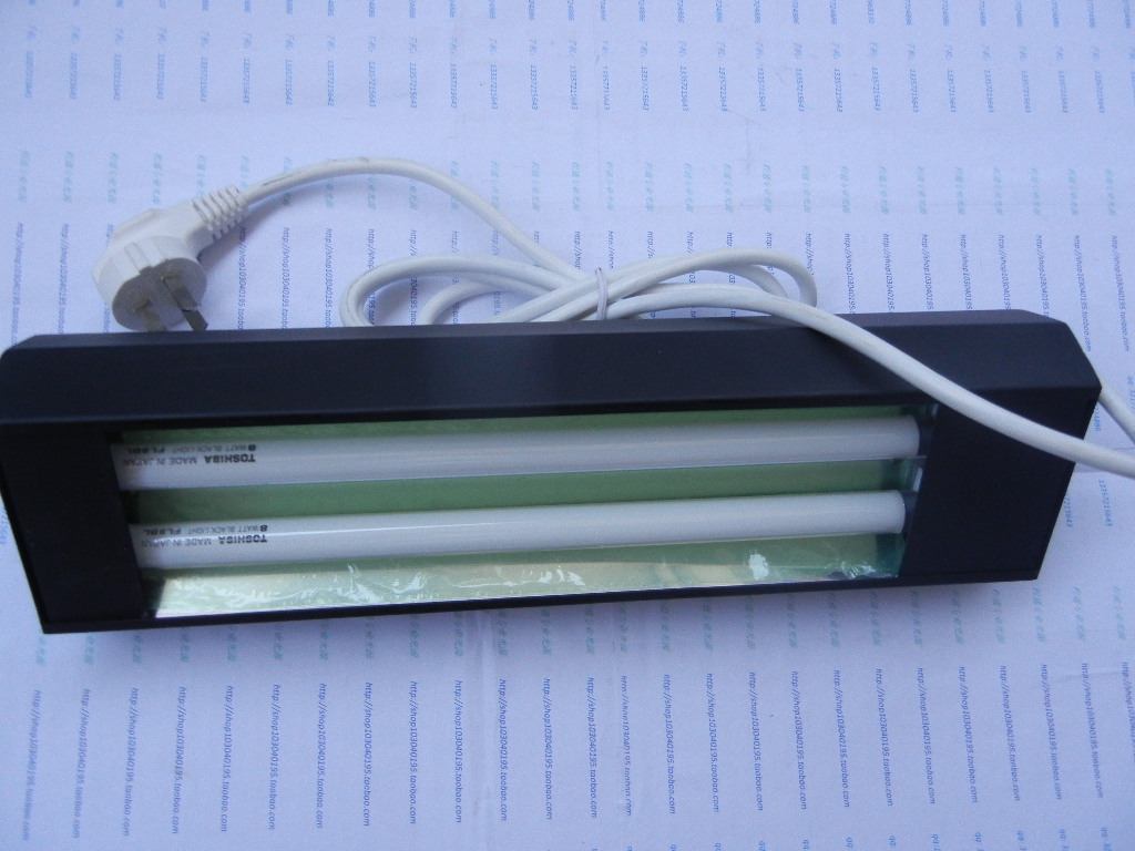 220V8W UV printing lamp shadowless glue curing lamp Toshiba FL8WBL double tube with power supply box