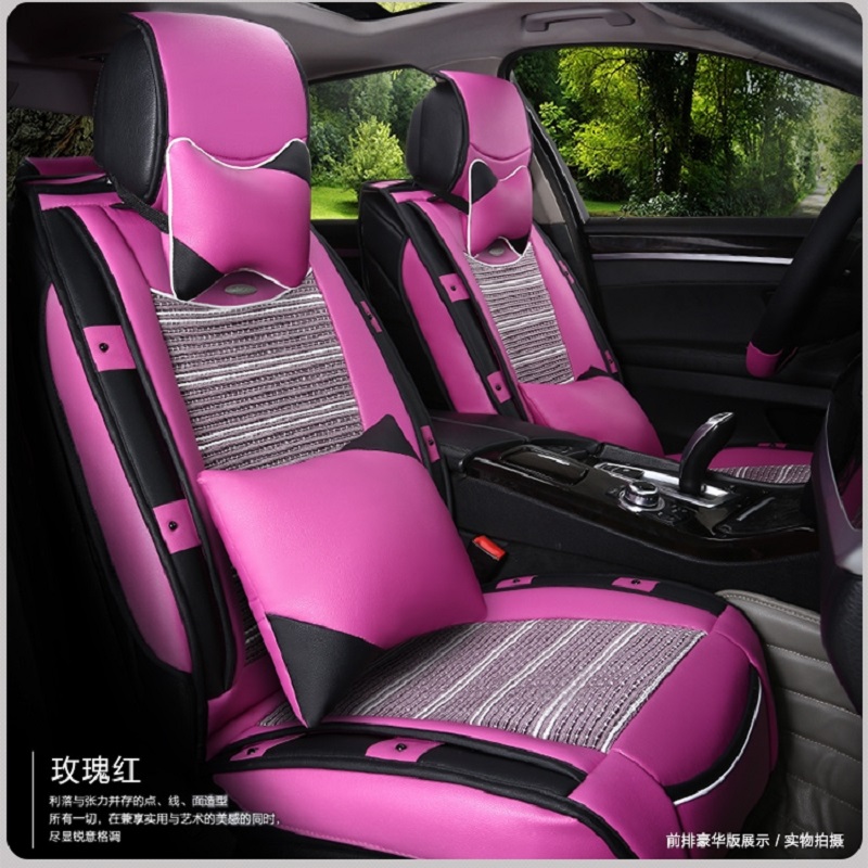 汽车坐垫冬季新款可爱女宝马5系X1X3奥迪A4LA6Q3雅阁四季通用座垫