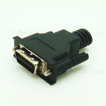 Yunteng FMC20M-K-AS SCSI plug HPCN20 male plastic shell 20-pin male crimp connector