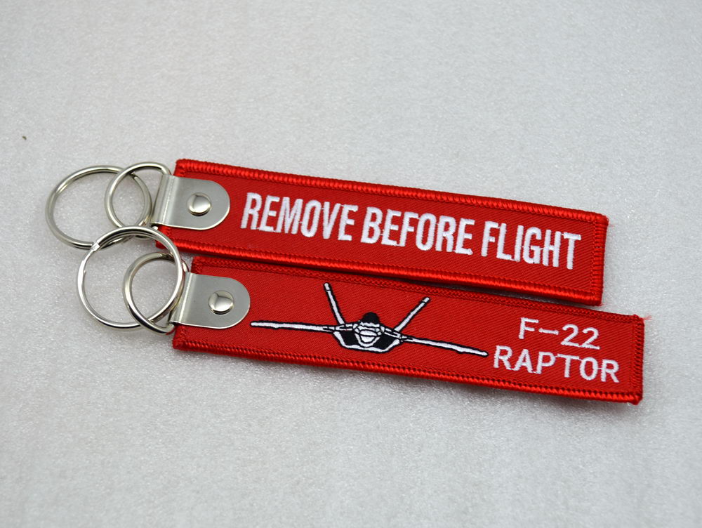 F-22 Raptor Birds Remove the Embroidered Key Button before Flying Before Flight