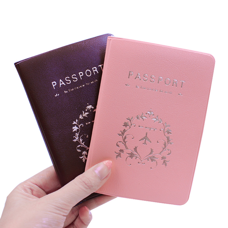 韩国可爱短款机票护照夹保护套旅行卡包证件套防水护照包护照套