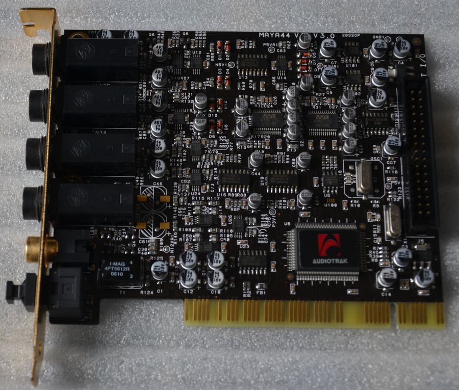 Disassembly Maya 44 V3 MAYA44 V3 V3 0 sound card spot physical map