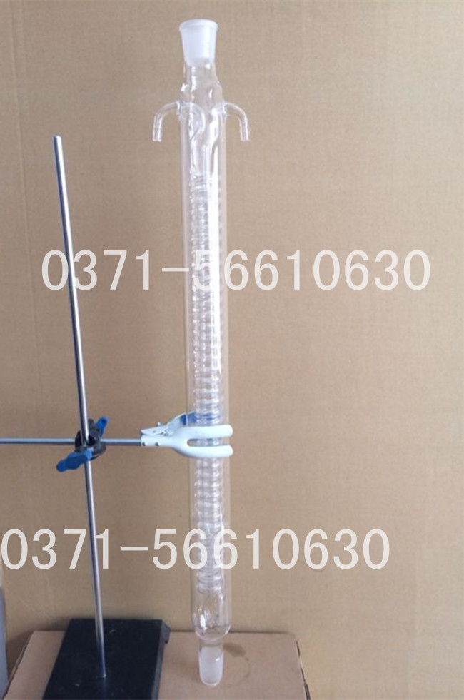蛇形回流冷凝管 400mm 回流冷却管 冷凝器 标准磨口24*2 规格齐全