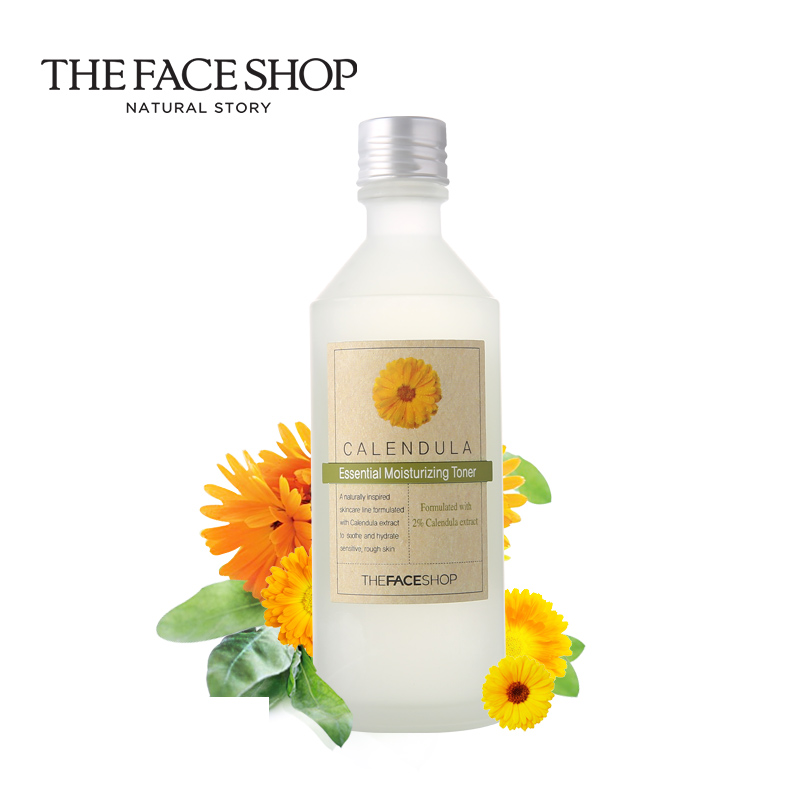 The face shop金盏花润泽精华水150ml 调理化妆水 补水保湿嫩肤
