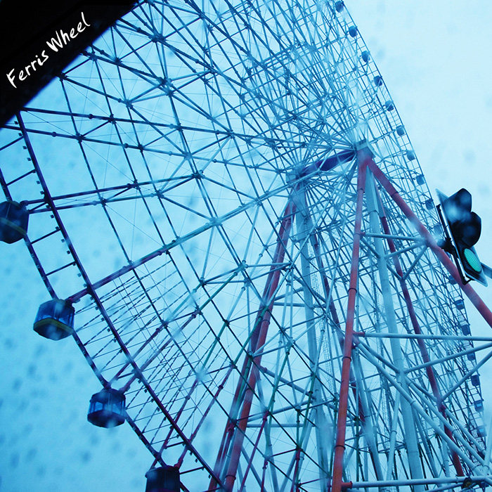 DandeLion dandelion postcard original Nanchang Star Ferris wheel Jiangxi scenic landmark