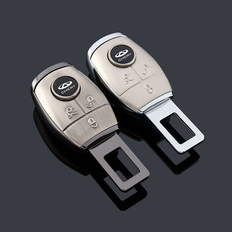 奇瑞E3 瑞虎5瑞虎3艾瑞泽37 汽车安全带卡夹插销保险带卡扣延长器