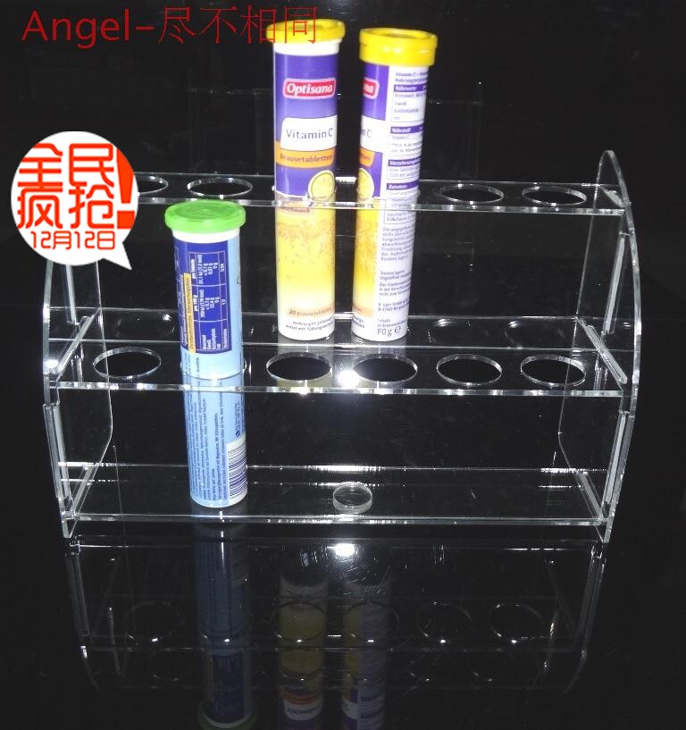 Candy Rack Foaming Ingots Rack Detachable Acrylic Exhibition Shelf Collection Silver Counter Display Shelf Advertising Promotion Shelf
