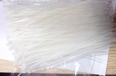 Installed cable ties white (4*200mm) nylon cable ties self-locking high-quality packaging with 200 ties