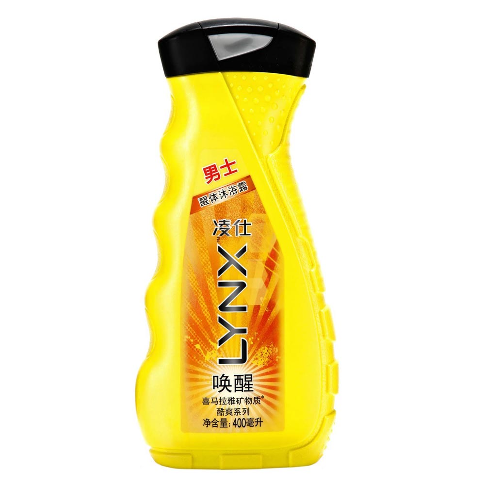 LYNX凌仕男士沐浴露乳液400ml 唤醒香氛持久留香 多省包邮 正品