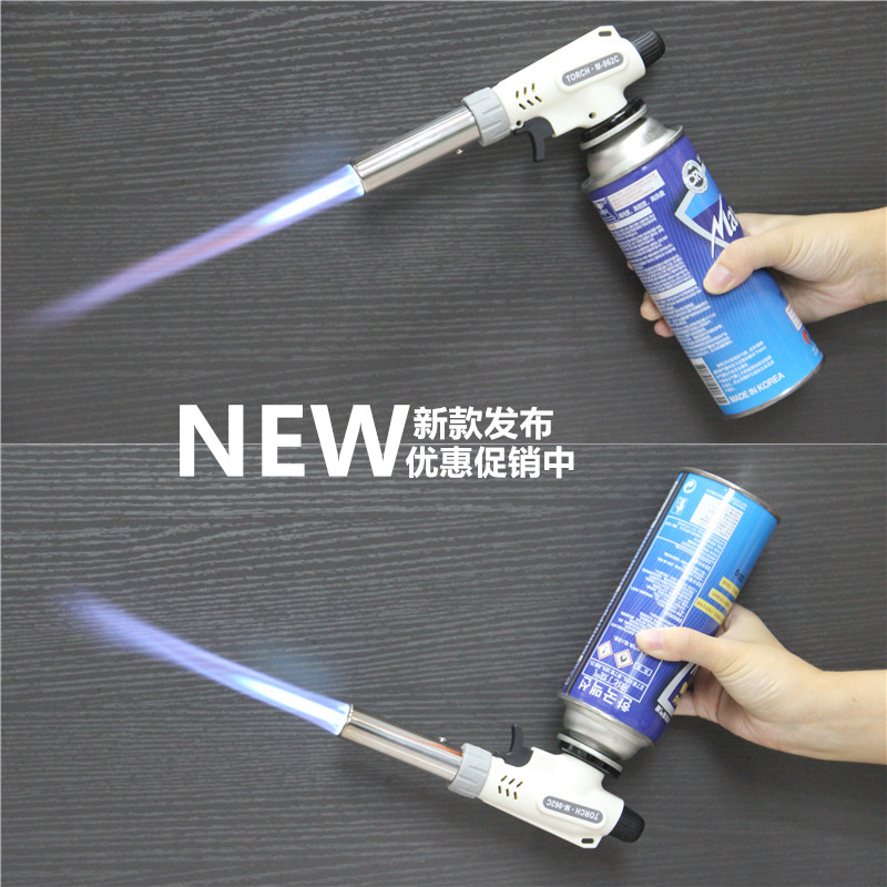 High temperature card gun gas welding gun air-conditioning copper tube welding refrigerator repair gas spray light nozzle