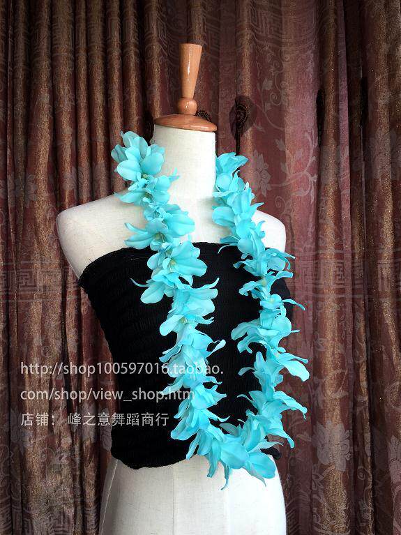 Hawaiian hula dance lei dance suit neck ring performance accessories beach wedding lei neck ring bracelet set
