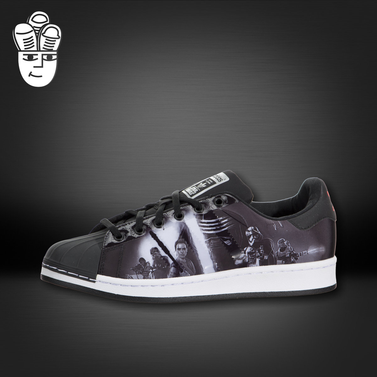 Adidas Superstar Star Wars 三叶草男女 GS 贝壳头板鞋 星战主题