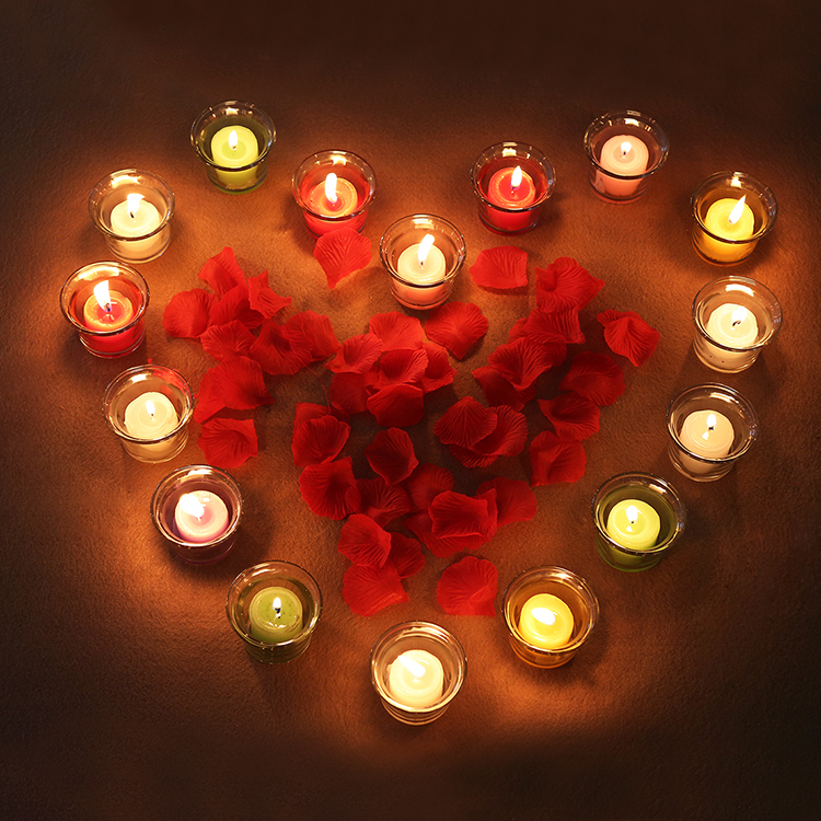 Special glass candle cup windproof cup glass romantic package birthday proposal confession candlelight dinner props